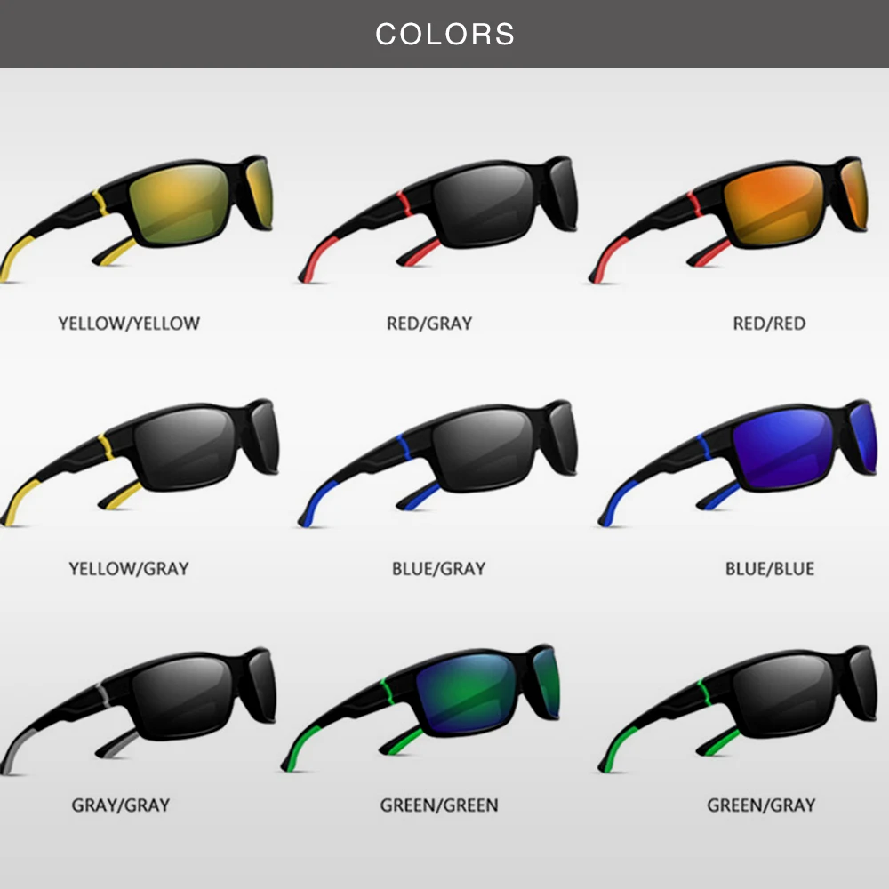 Jauns Moderns Polarizētās Briļļu Aizsardzības Googles Āra Sporta Braukšanas Vīrietis Sieviete Saulesbrilles Lenes, Saules Brilles UV400 Brilles