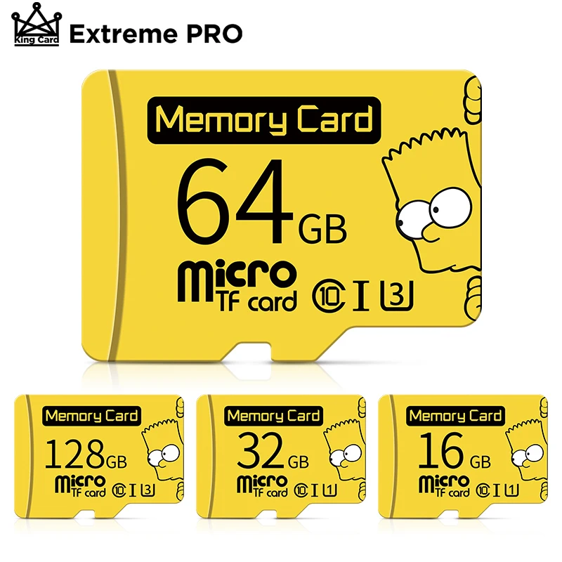 Micro SD TF Karte 16GB 32GB 64GB, 128GB Class 10 Microsd flash mini usb pen drive karte 4 8 16 32 64 128 GB Viedtālrunis