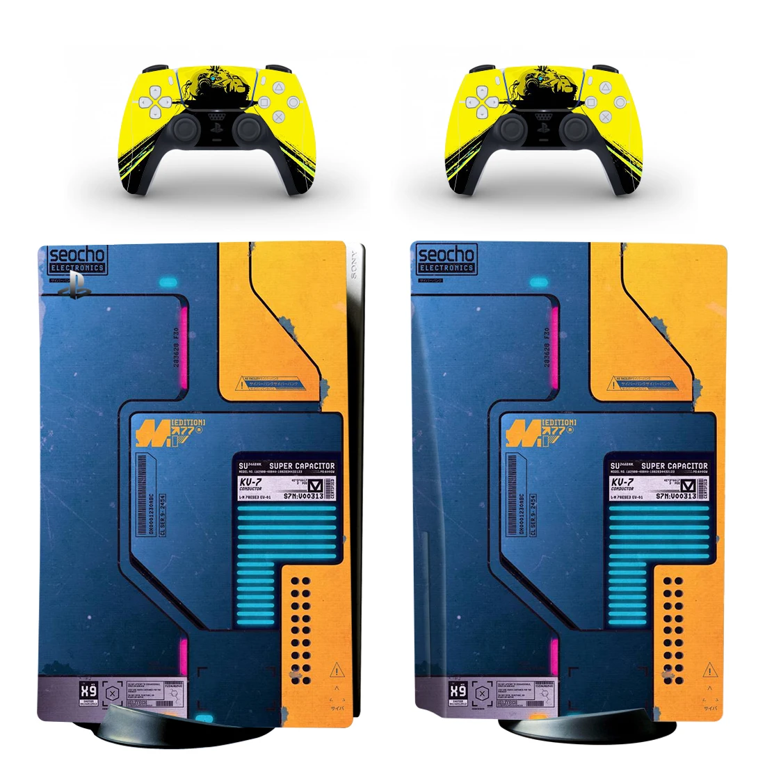 Jauns Dizains PS5 Standarta Disku Ādas Decal Uzlīmes Vāks PlayStation 5 Konsoles & Kontrolieris PS5 Ādas, Vinila Uzlīmes