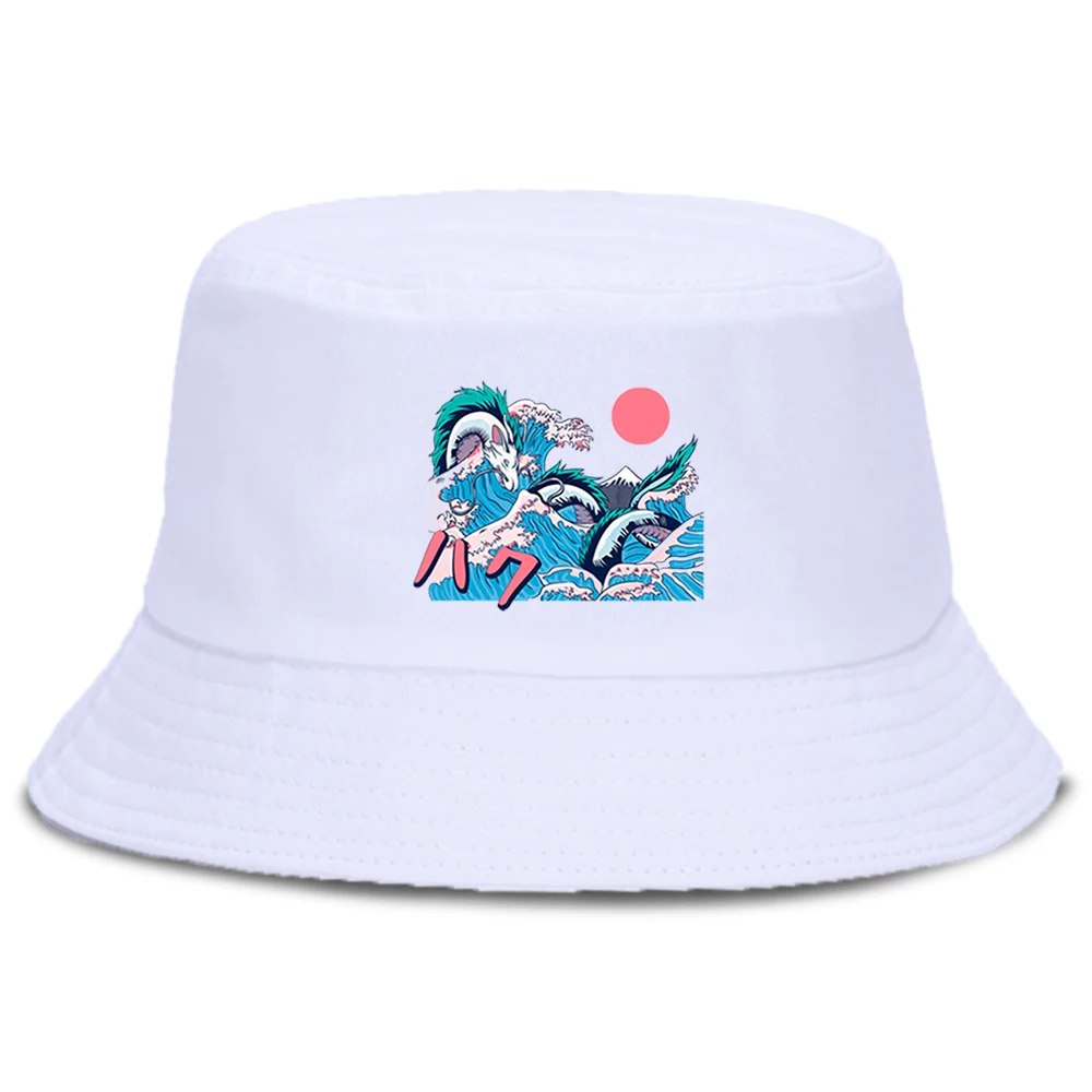 Japāņu Pūķis Drukāšanas Japānas Anime Vīriešu Zvejnieks Klp Unisex Hip Hop Sieviešu Panamas Cepures Gadījuma Āra Kausa Cepure Sievietēm