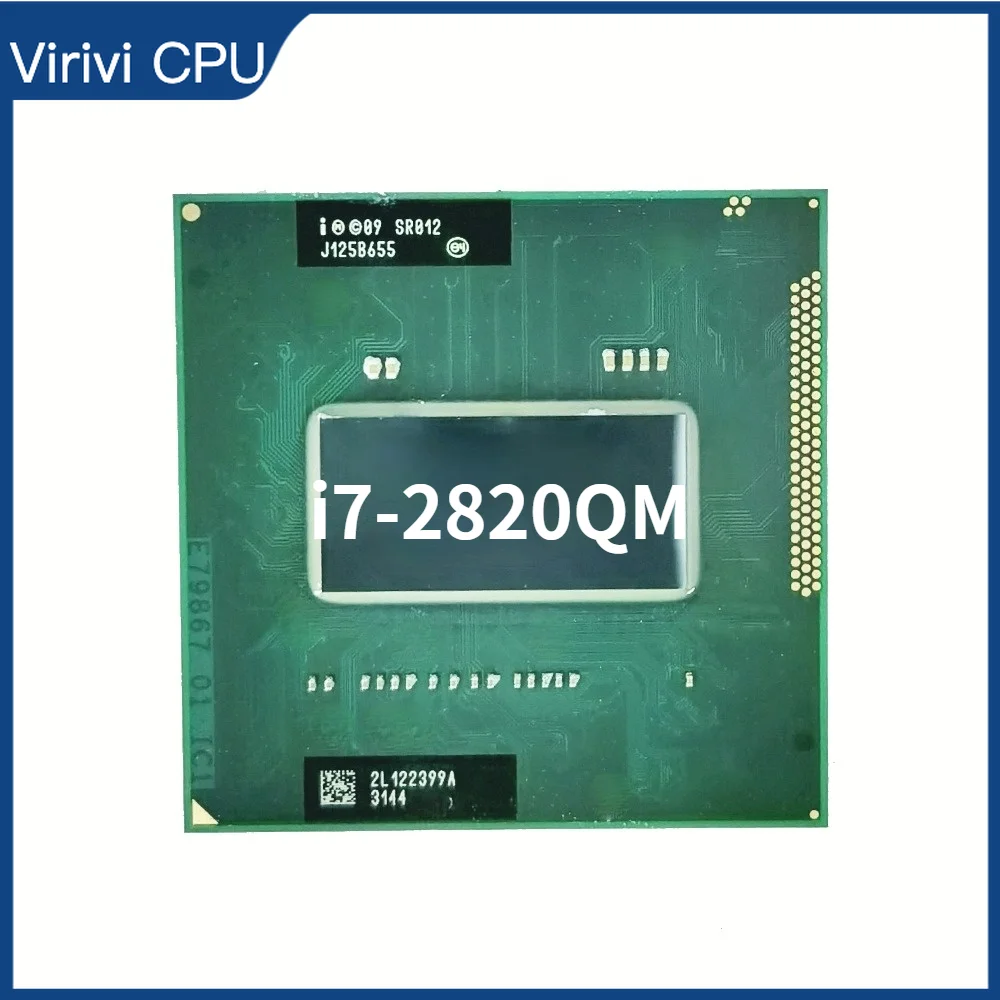Intel Core i7-2820QM i7 2820QM SR012 2.3 GHz Quad-Core Astoņi-Diegi CPU Procesors 8M 45W Ligzda G2 / rPGA988B