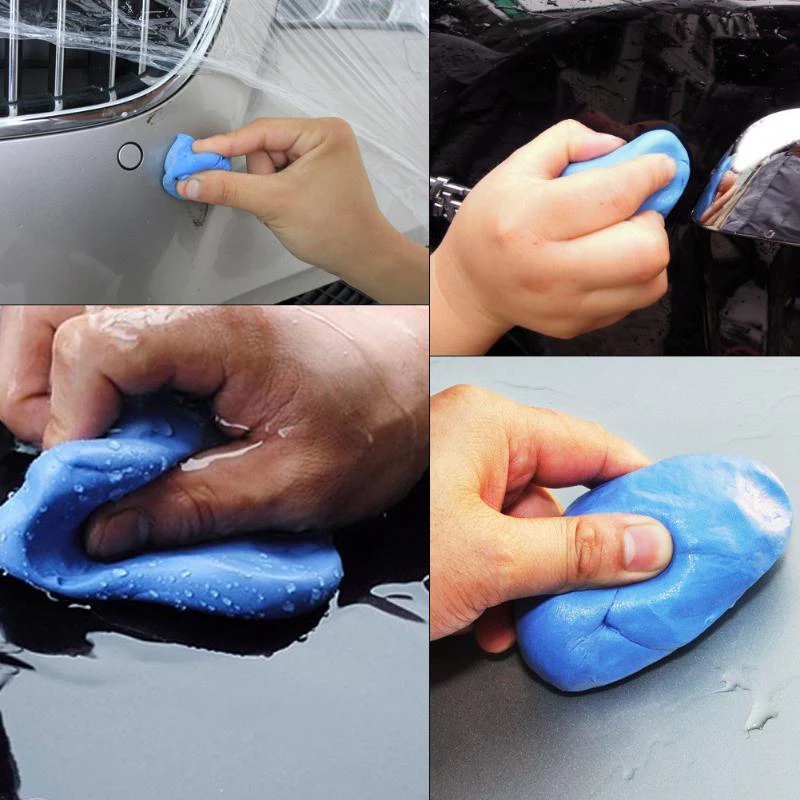 100g Auto Mazgāšana Māla Joslā Transportlīdzekli, Tīrīšanas Instrumenti, Zils Dubļu Auto Detalizējot Tīrāku Auto Stils Tīrīšanas Apkopes Piederumi