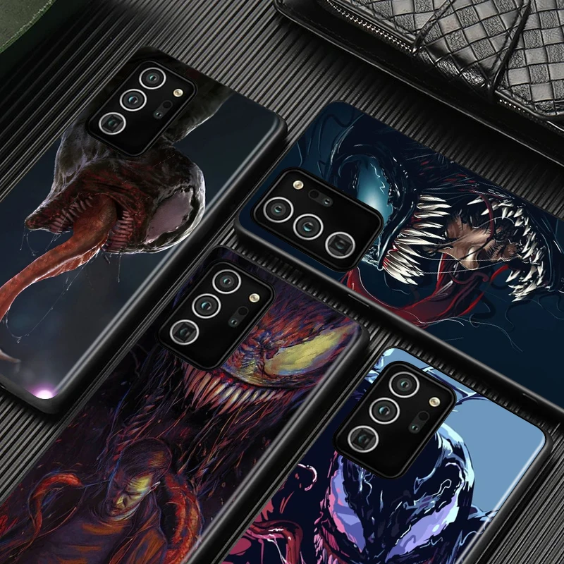 Marvel Filmu Inde Samsung Galaxy S20 S21 FE Ultra Lite S10 5G S10E S8 S9 Plus Black Soft Telefonu Gadījumā