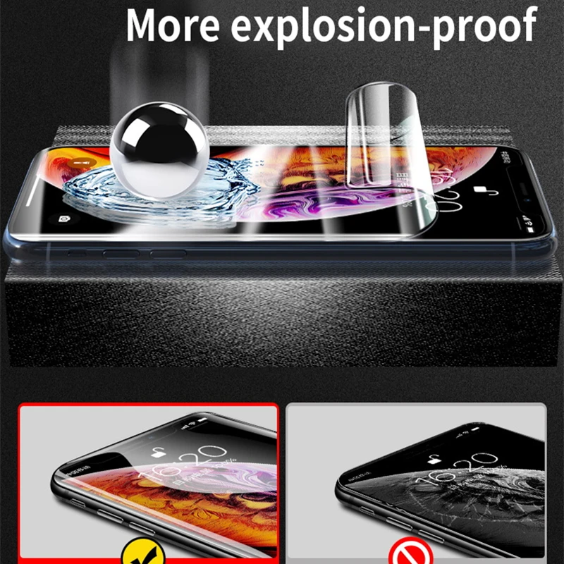 Privātā Screen Protector For Iphone 12 11 Pro Max XS MAX XR Anti-spiegu Hidrogelu Filmu Iphone 6s 7 8 Plus Privātuma Gadījumā