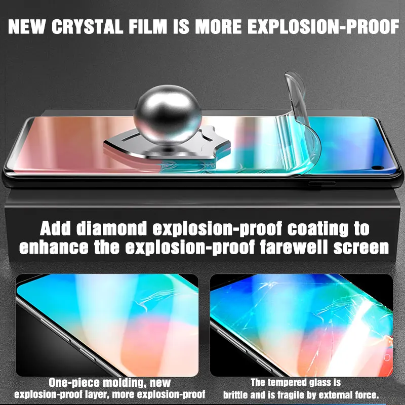 Aizsargājošu Stikla Samsung Galaxy A50 A51 A71 Ekrāna Aizsargs, Lai A70 A80 A90 A60 A40s A30 A20 M10 50 Hidrogelu Filmu