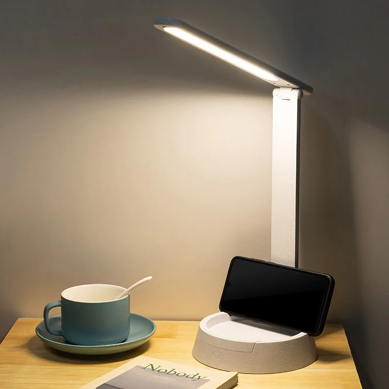 LED Galda Lampu Droselēm ar apgaismojuma Spilgtuma Regulēšana Acu Aizsargāta Guļamistabas Gultas LED galda Lampa Touch Switch Galda Lampa