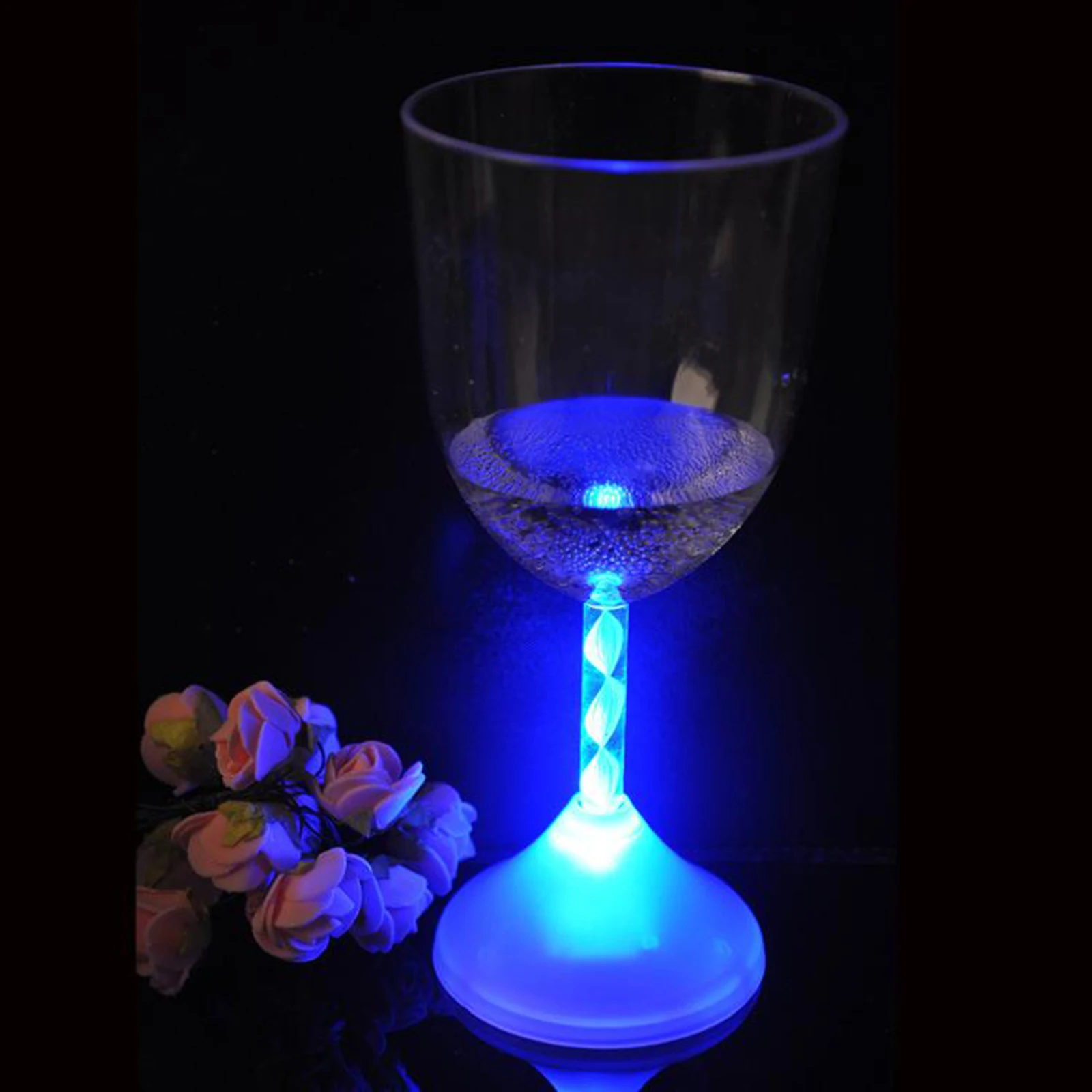 150ml LED Flashing Vīna Glāzi Goblet Krāsu Maiņu Festivālos Krāsains