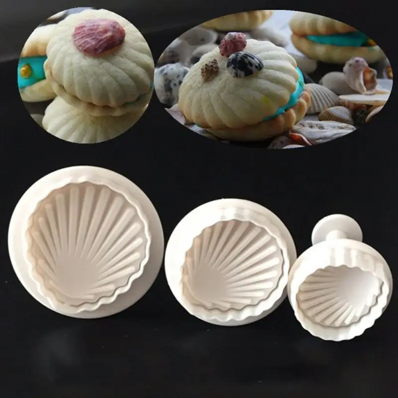 3PCS/Komplekts Korpusa Forma Cookie Pelējuma 3D Silikona Pomādes Kūka Dekorēšanas Virzuli Kuteris DIY Kūka Apdare Rīku Cepšanai Sīkrīkus