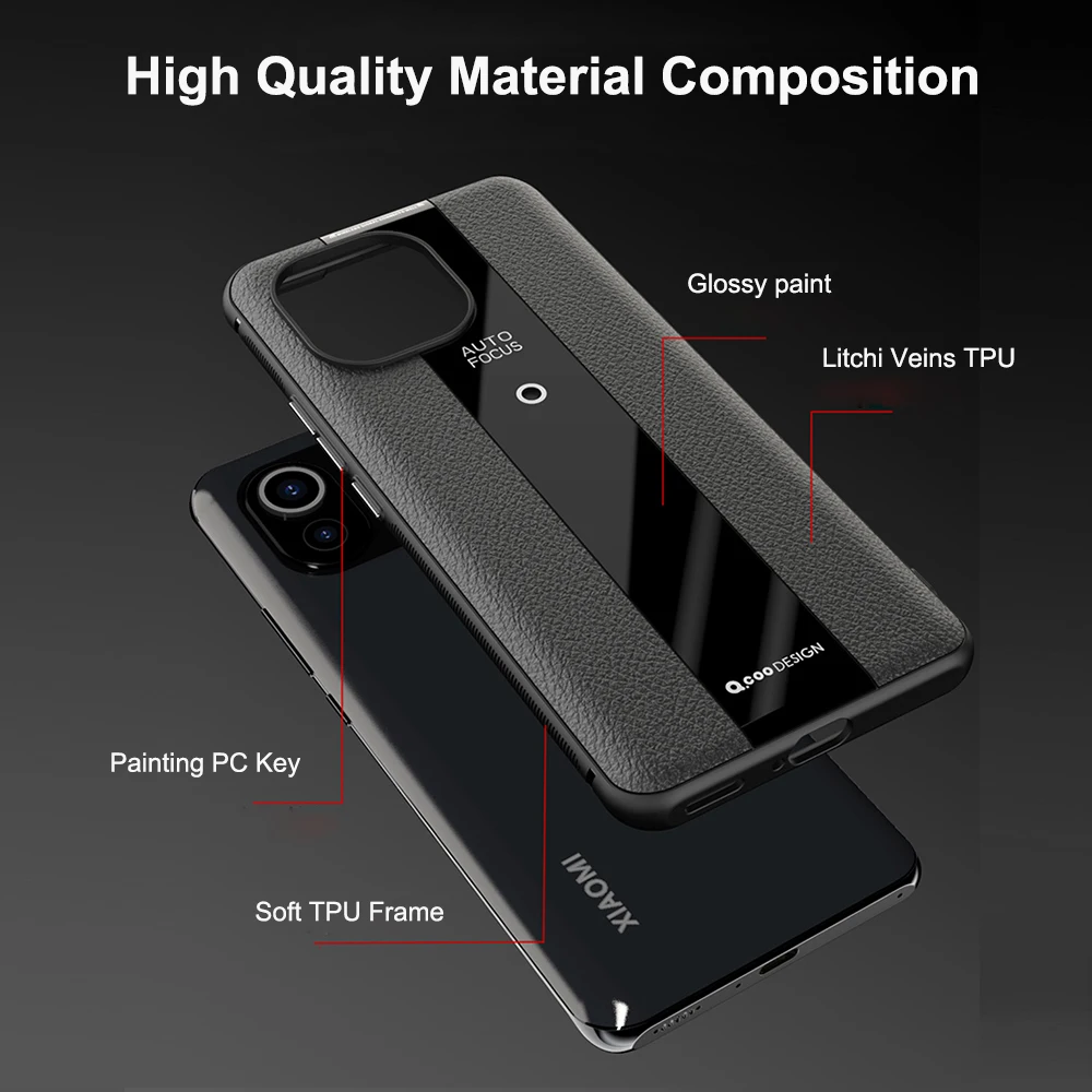 Mi 11 Luksusa Oglekļa Šķiedras Silikona Phone Gadījumā Xiaomi Mi11 Pro Ultra-plānas neslīdoša Aizsardzības Vāciņu Coque Mi 11 Ultra