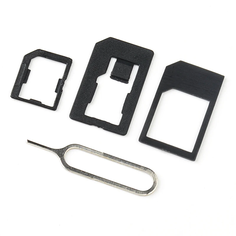 4gab/set Black Mikro DIY Ar Kartes Pin Piederumi Praktiski SIM Adapteri Mobilo Telefonu Remonts Izturīgs Transformācijas 5 4 4S