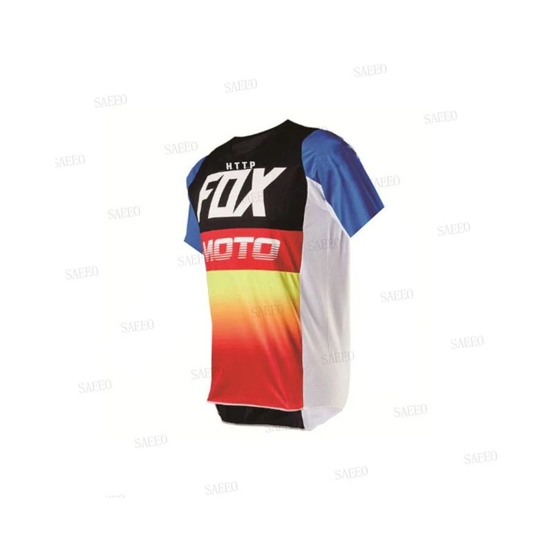 Riteņbraukšana Jersey Ir 2021. Vīriešu Nobrauciena kokvilnas krekli ar Īsām piedurknēm Mtb fox Kalnu Velosipēds Krekli Motokrosa Sportwear Mtb Fox jersey Ciclismo