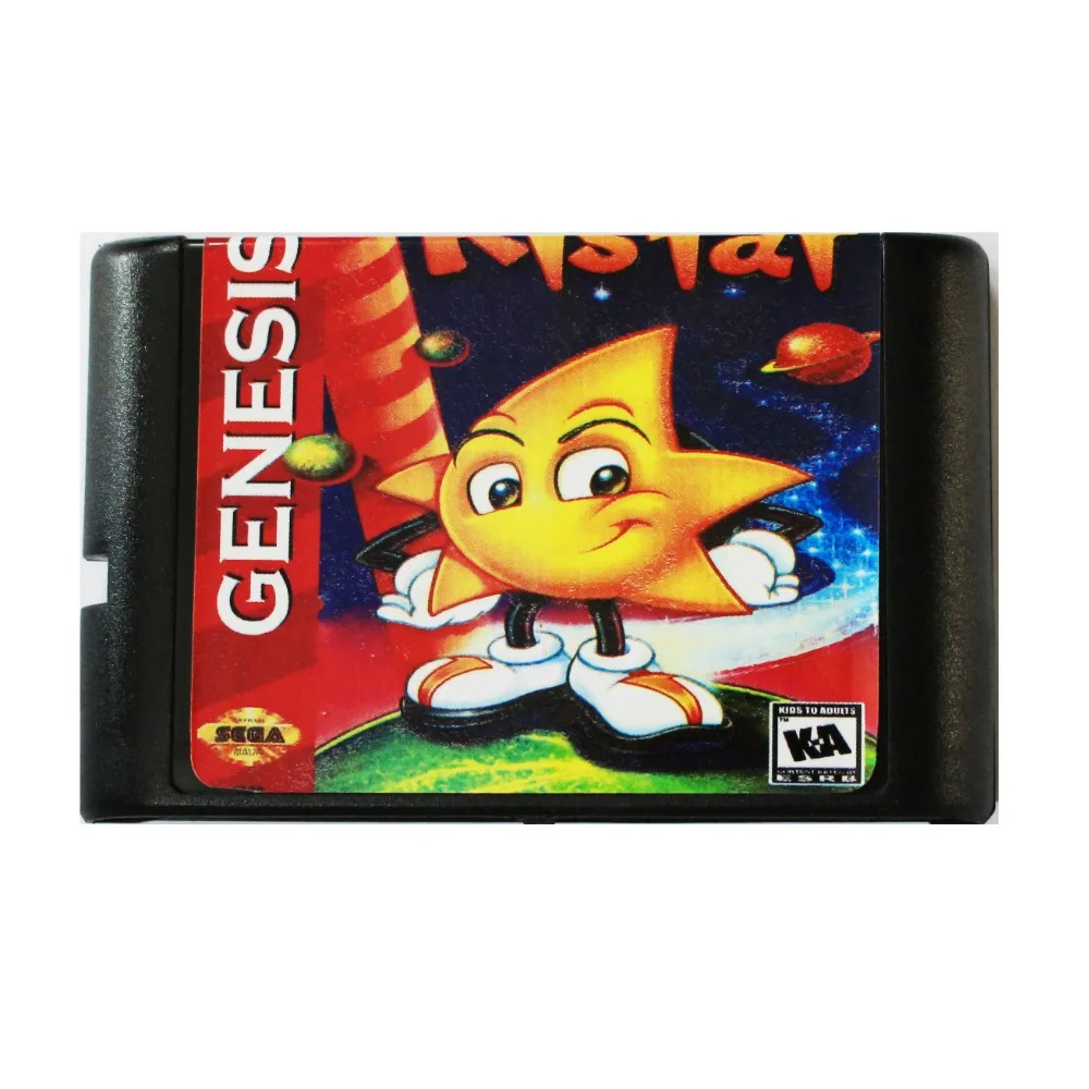 Ristar 16 bit MD Game Card For Sega Mega Drive For SEGA Genesis