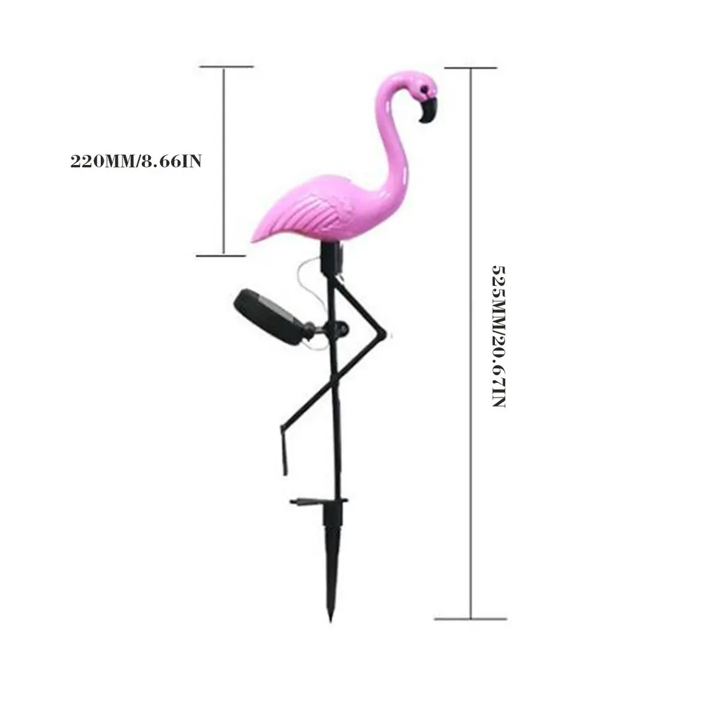 1GB Led Flamingo Ūdensnecaurlaidīga Saules Zālienu Gaismas Āra Dārza Dekorēšana Gaismas Dārzs Grīdas Ar Ainavu Gaismas