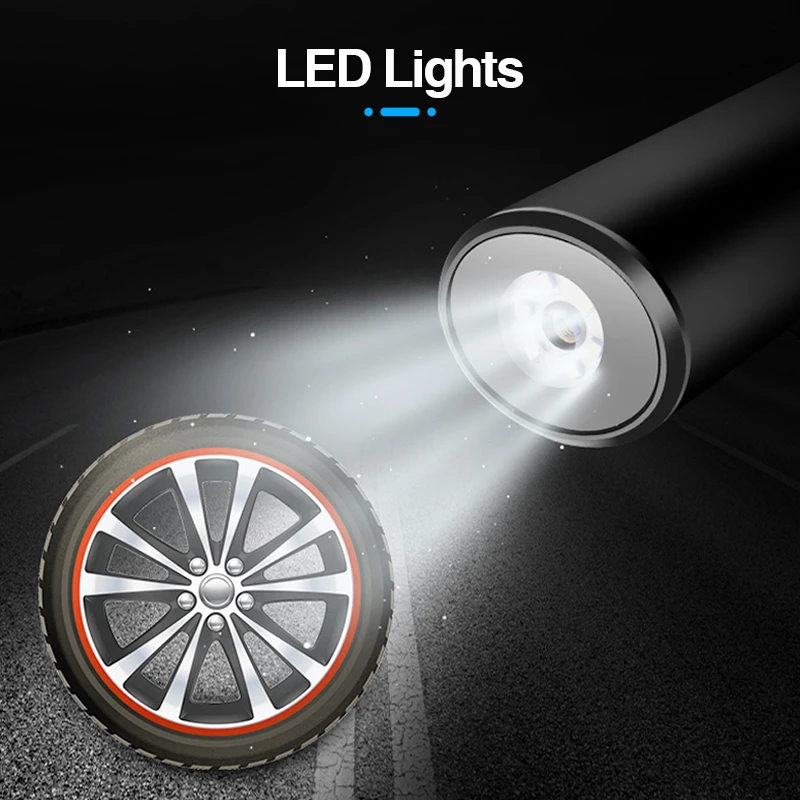 E-ACE 150PSI Auto Riepu Piepūšanas LED Apgaismojums Riepu Piepūšamās Sūknis Portatīvo Gaisa Kompresoru, Automašīnas Riteņi, Velosipēdu Riepas Elektriskā