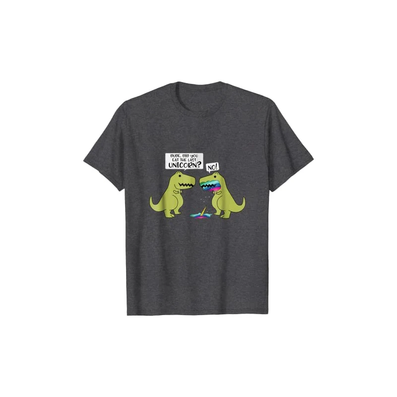 Smieklīgi Jūs Ēst Pēdējais Vienradzis Dinozauru Lielgabarīta T Krekls Homme Vasaras Īsām Piedurknēm Topi Grafiskais Tee Modes Zēns, Streetwear