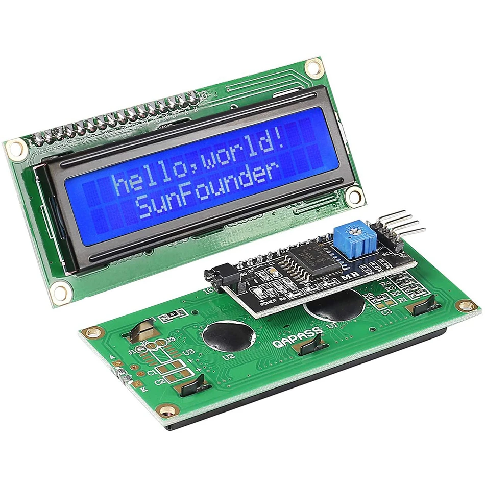 LCD1602 LCD2004 Modulis Zils Zaļš Ekrāns 16x2 20X4 Raksturs LCD Displeja Modulis HD44780 Kontrolieris zilā, melnā gaisma