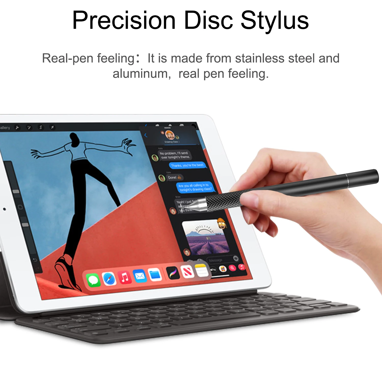 Universālie 2 in 1 Stylus Pildspalvas, Zīmēšanas Tablete Capacitive Touch Ekrāns Pildspalva Apple iPad 6/7/8/Mini 5/Pro 11&12.9