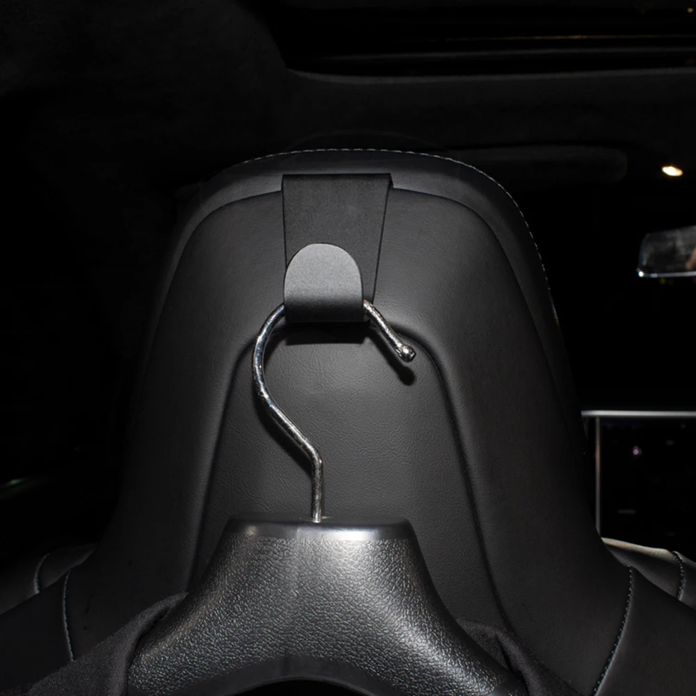 2/4gab Auto Pagalvi Aizmugurējais Sēdeklis Āķi drēbju Pakaramais Transportlīdzekļa Organizators Turētājs Tesla Model S, X, Somas, Maki Mēteļi Pārtikas Soma