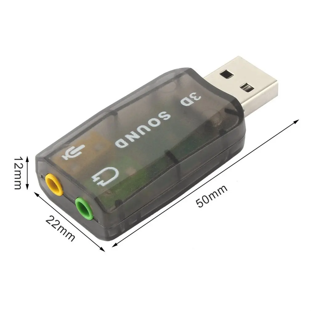 Augstas Kvalitātes USB 2.0 Audio Austiņu, Mikrofona Ligzda Pārveidotāja Adapteris