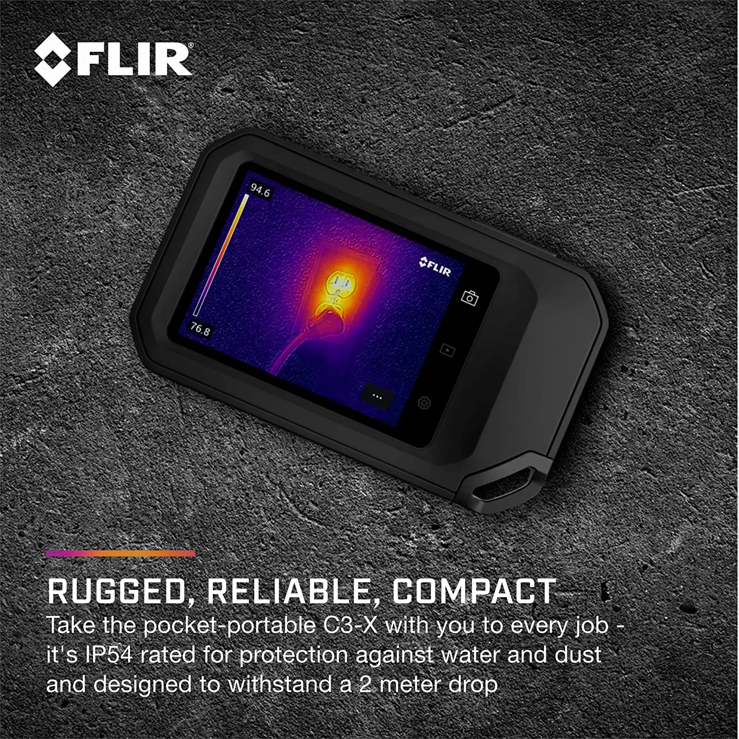 FLIR C5 Kompakts Siltuma Kameras Pārbaudes Rīks, Elektriskās un tehniskās Apkopes Programmas ar WiFi infrared Thermal Imager