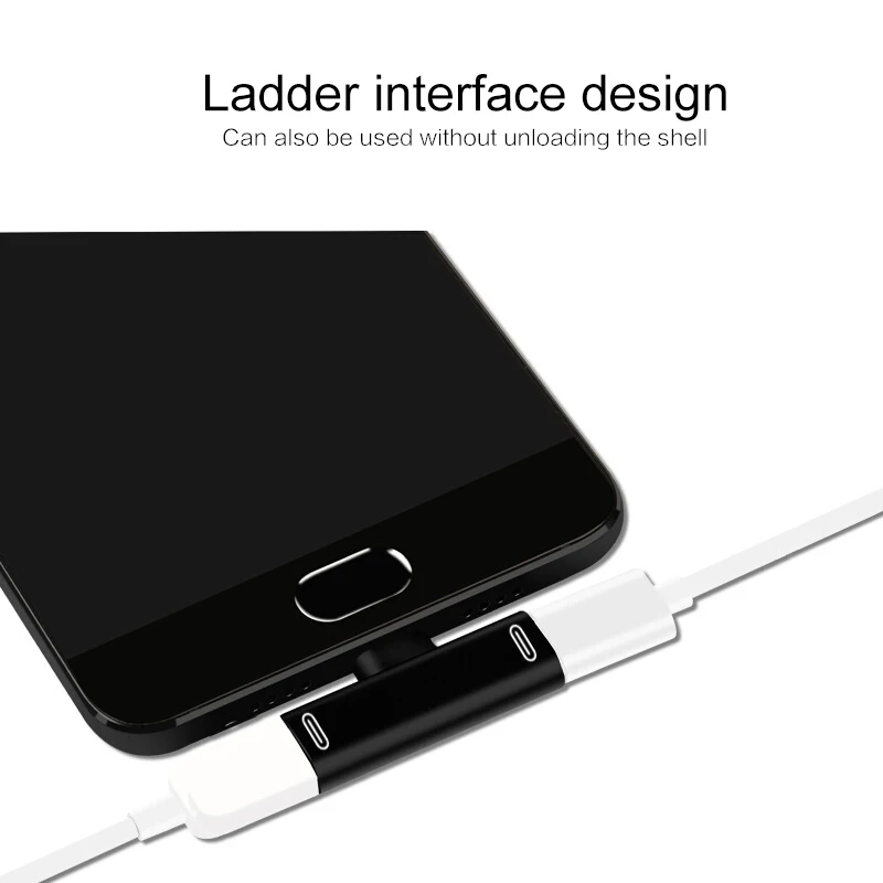 Micro USB C Tipa Adapteris Xiaomi Huawei Telefonu Aksesuāri Adaptador T-formas Tipa C līdz 3,5 mm Austiņu Ligzdu + TypeC Maksas Ligzda