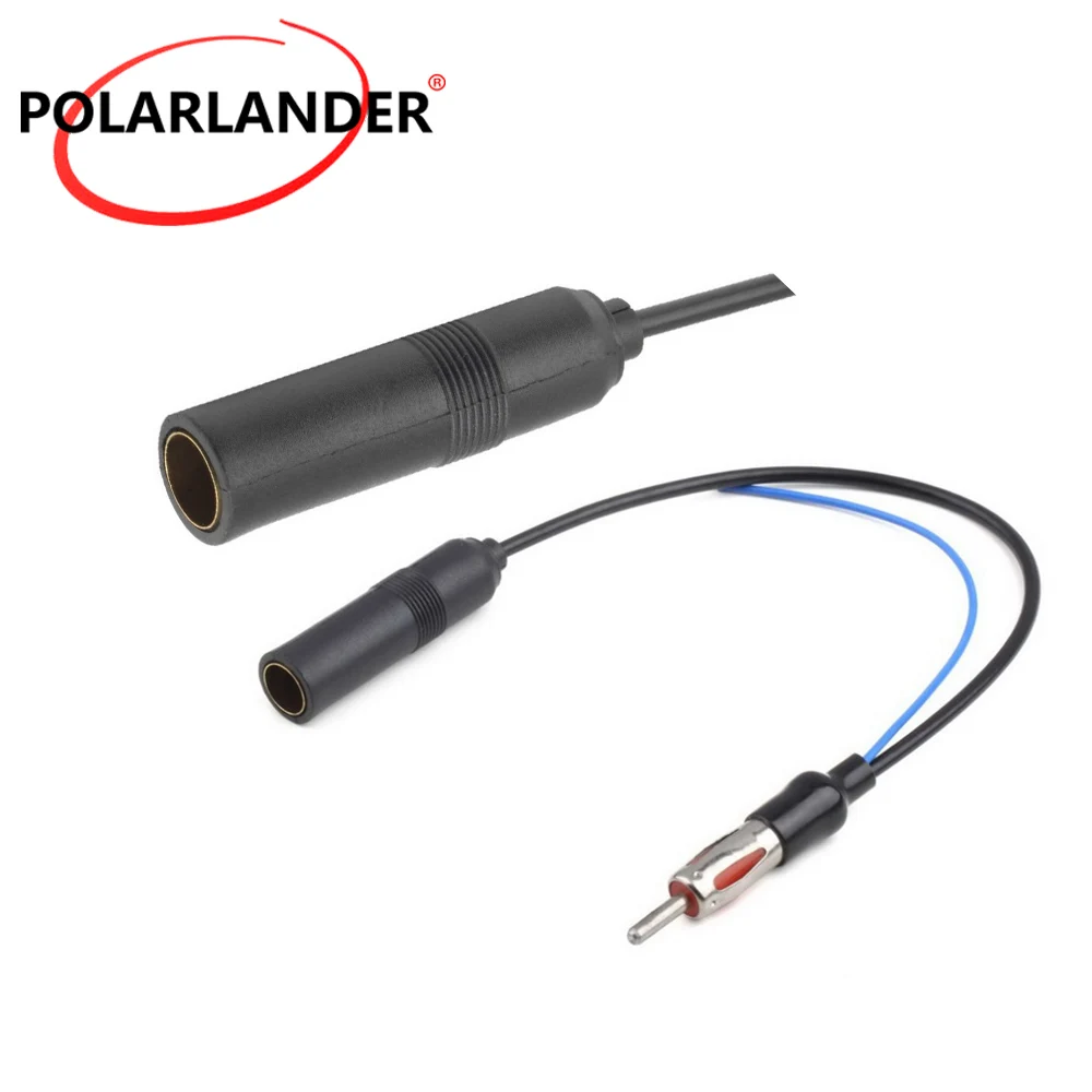 Polarlander Antena de amplificador12-24V Pastiprinātājs Signālu Amp Pastiprinātāju, kas Auto FM/AM Stereo Radio Inline Antena