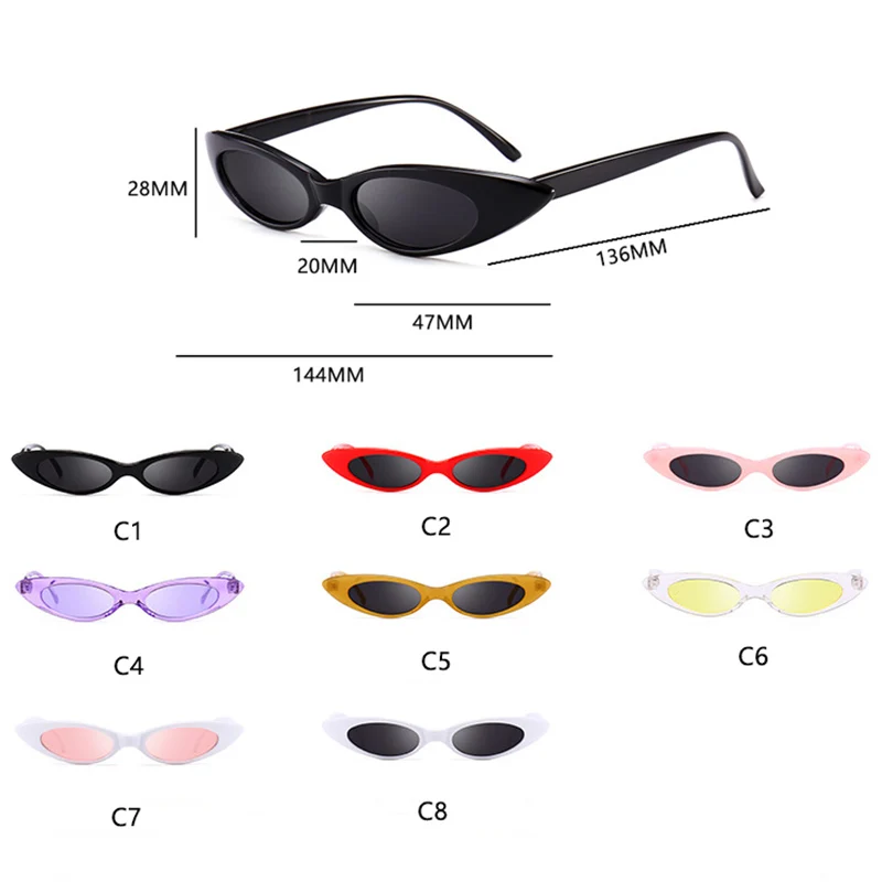 DYTYMJ ir 2021. Mazu Retro Saulesbrilles Sieviešu Luksusa Dizaineru Briļļu Sieviešu/Vīriešu Toņos, Šaura, Rozā Kaķu Acu Brilles UV400 Punktiem