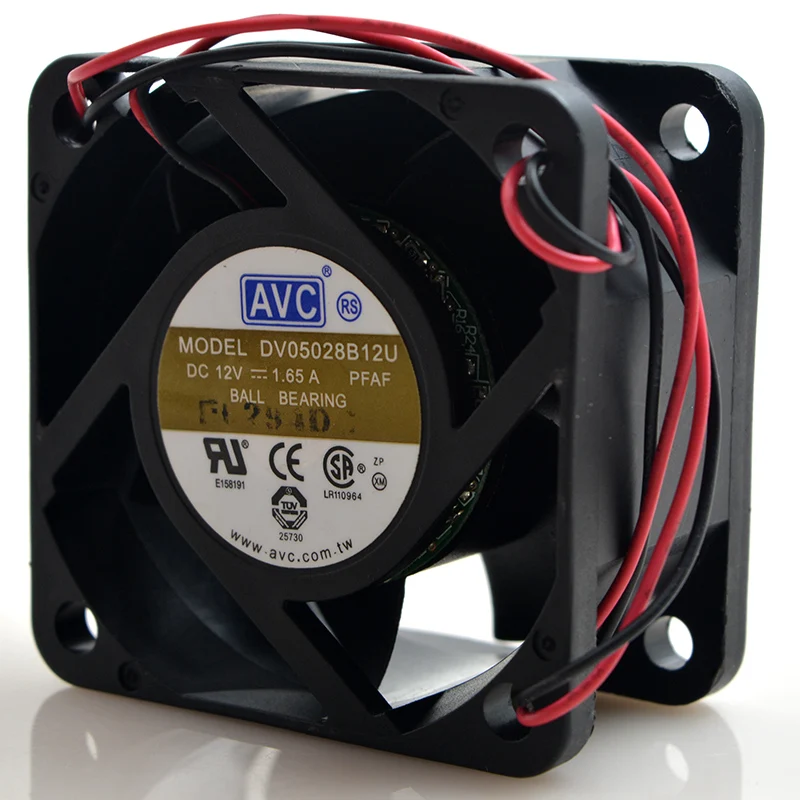 AVC DV05028B12U 5028 50*50*28mm 5cm DC 12V 1.65 4 wire servera inverter pwm dzesēšanas ventilators