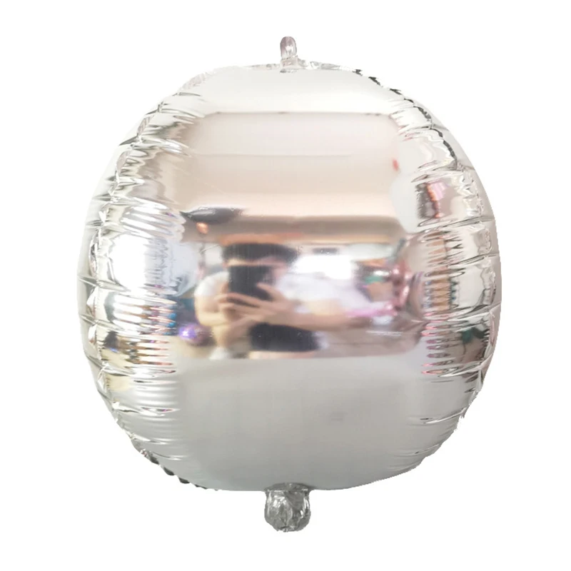 22 Collu Rose Gold Alumīnija Filmu Balonu Festivāls Puse, Kāzu Dekorēšana 4D Slīpumu, Apaļš Spogulis Balonu 169