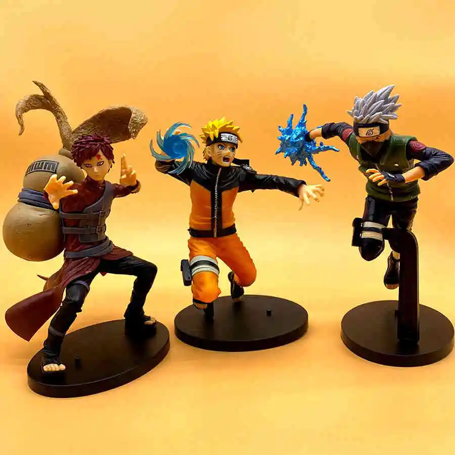 20CM Naruto Skaitļi Uzumaki Naruto, Kakashi Gaara PVC Anime Rīcības Statuetes Modelis Raksturs Statuja Kawaii Foršs Zēns Bērniem, Rotaļlietas, Dāvanu