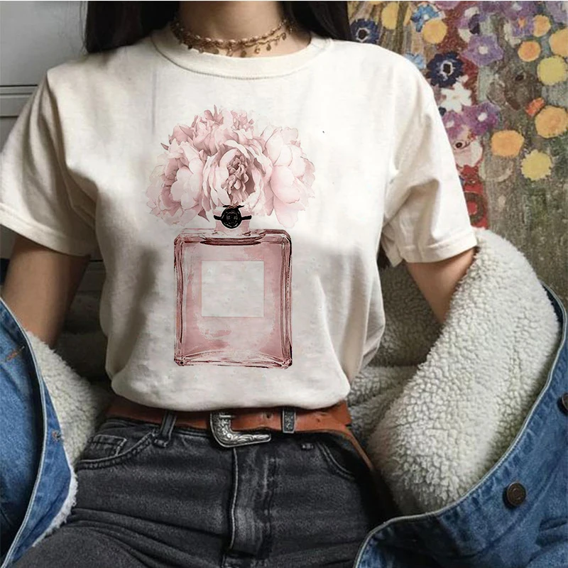 Sweet, T-krekls Sieviešu Modes Krāsains Smaržas Print T-krekls 2019. gada Vasaras Modes Harajuku Krekls Dāmas Ielas Apģērbs T-kreklu apdruka