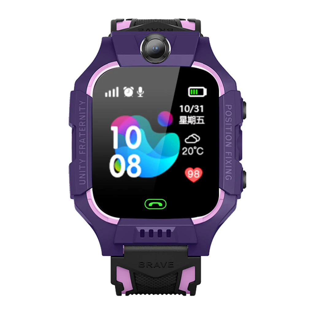 Z6 Bērniem Kids Smart Skatīties IP67 Dziļi Ūdensizturīgs 2G SIM Kartes GPS Tracker Kamera SOS Zvanu Atrašanās vietas Atgādinājums Anti-Zaudēja Skatīties