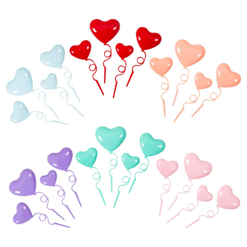 4gab/set Sirds Kūka Topper Plastmasas Salokāma Atzīšanās Mīlestībā Balonu Dzimšanas dienas Deserta Galda Valentīna Diena Kāzu Dekorēšana