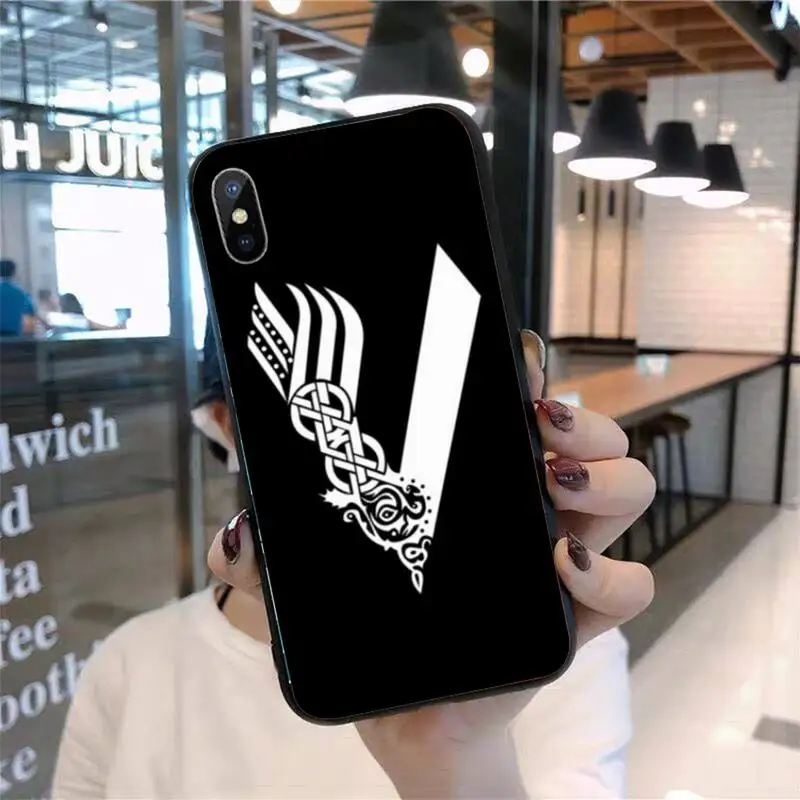 Ragnar Lothbrok Vikingi Tālrunis Lietā par iPhone 11 12 pro XS MAX 8 7 6 6S Plus X 5S SE 2020. gadam mini