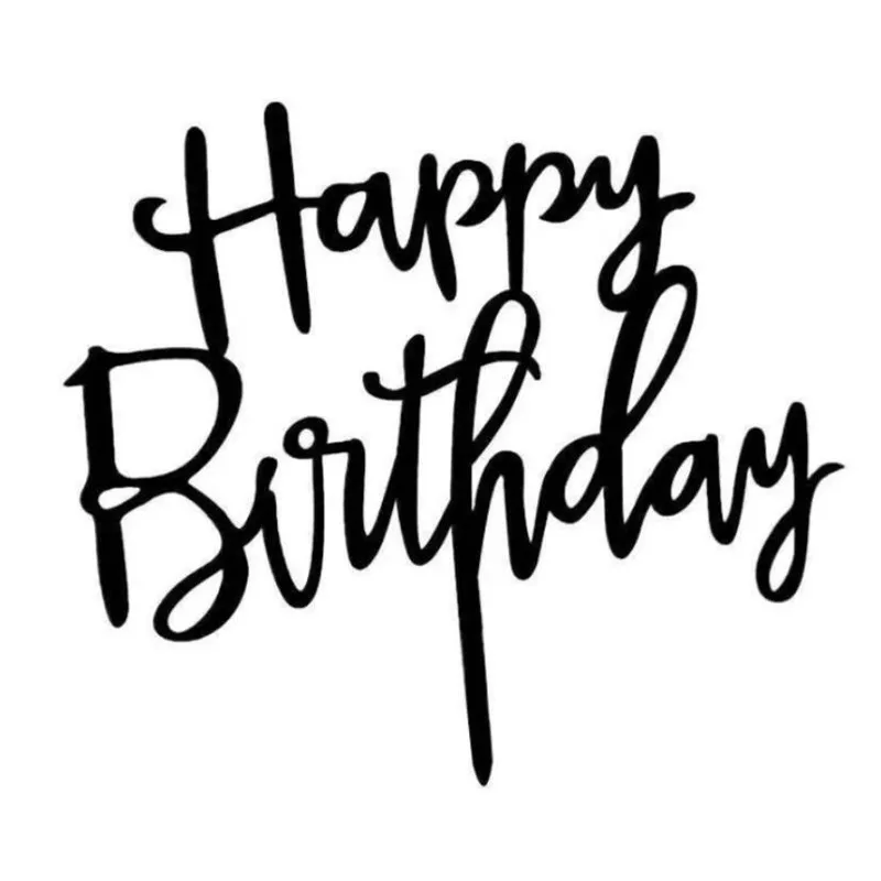Rose Gold Happy Birthday Cake Topper Akrila Vēstuli, Zelts, Sudrabs Kūka Top Karoga Apdarei Zēns, Dzimšanas dienas svinības, Kāzu Piederumi