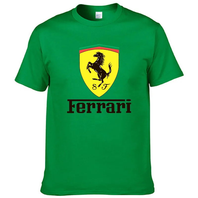 Vasarā Jaunais Ferrari LOGO 3DT Krekls Vīriešu un Sieviešu 3D Iespiesti Krekls Gadījuma Modes Īsām piedurknēm Plus Lieluma Augšu