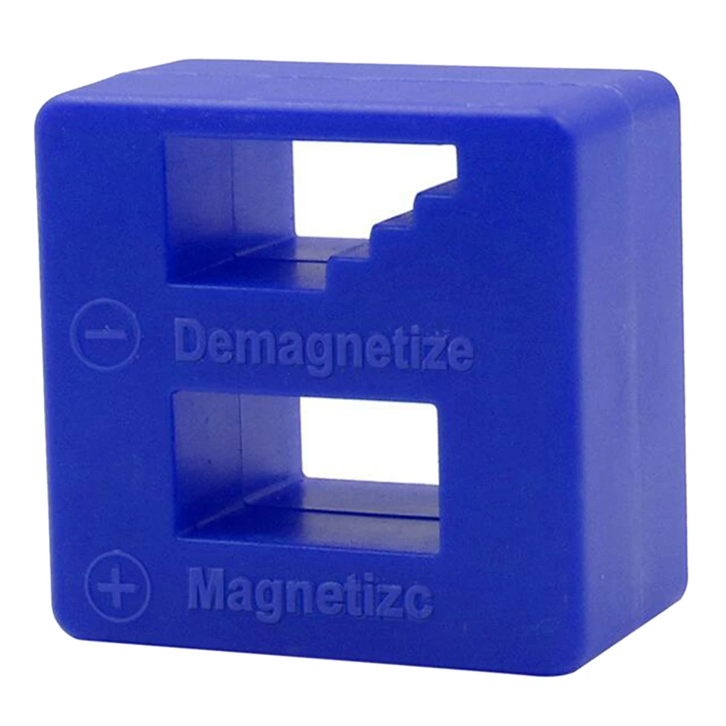 Magnetizer Demagnetizer Skrūvgriezi Padoms Pincetes Skrūvi Biti Profesionālās Gauss Atmagnetizēt Uzņemt Rīku, Oranža, Zila