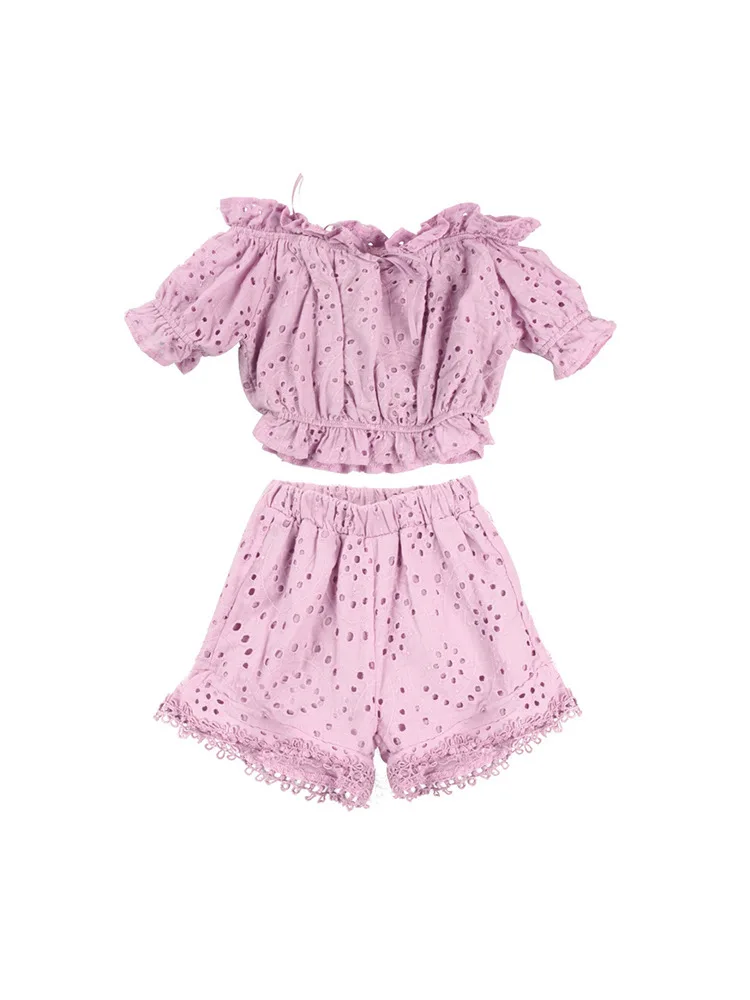 Meitenes, Divas-piece Summer Set Bērnu Dobi Uzvalks 3-8 Gadus Veco Bērnu apģērbi Toddler Meitene Apģērba Komplekts Ir 2021. Jaunu Stilu