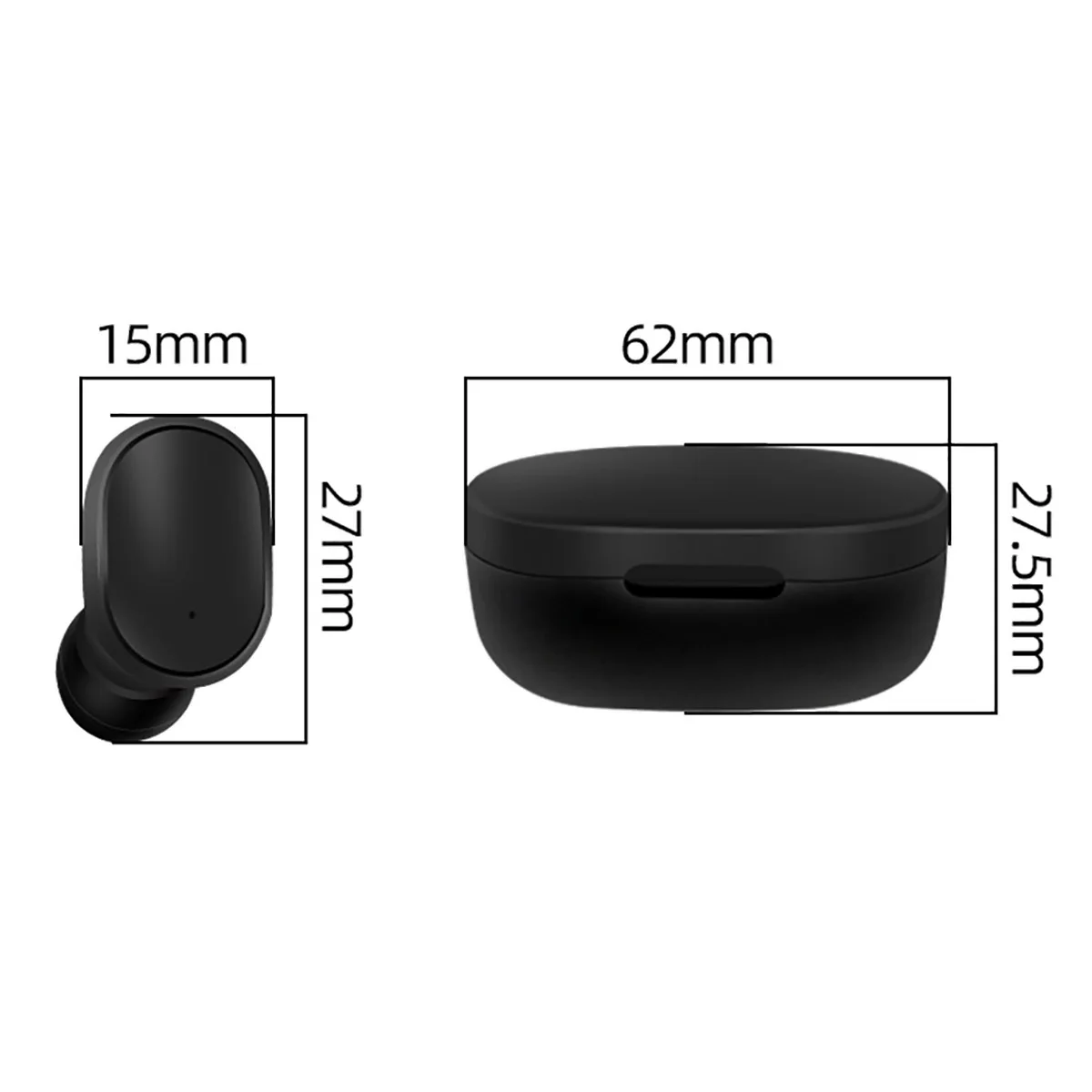A6S TWS Bezvadu Bluetooth Austiņas Austiņas un Earbuds Trokšņa Slāpēšanas Austiņas ar Mikrofonu Stereo Brīvroku Austiņas viedtālrunis