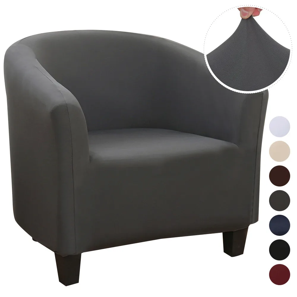 Krēsls Segtu Modes atsevišķu vietu tīrtoņa Krāsu Poliestera Dīvāns Slipcover Mēbeles, Krēsli Aizsardzības Dzīvojamā Istaba 1GB