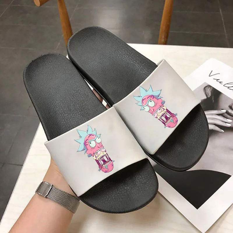Apavi Sieviete Jaunas Modes 2021 sieviešu čības smieklīgi ārsts iespiesti Sandales Atvērtu Purngalu Flip Flops Jaunas sieviešu kurpes