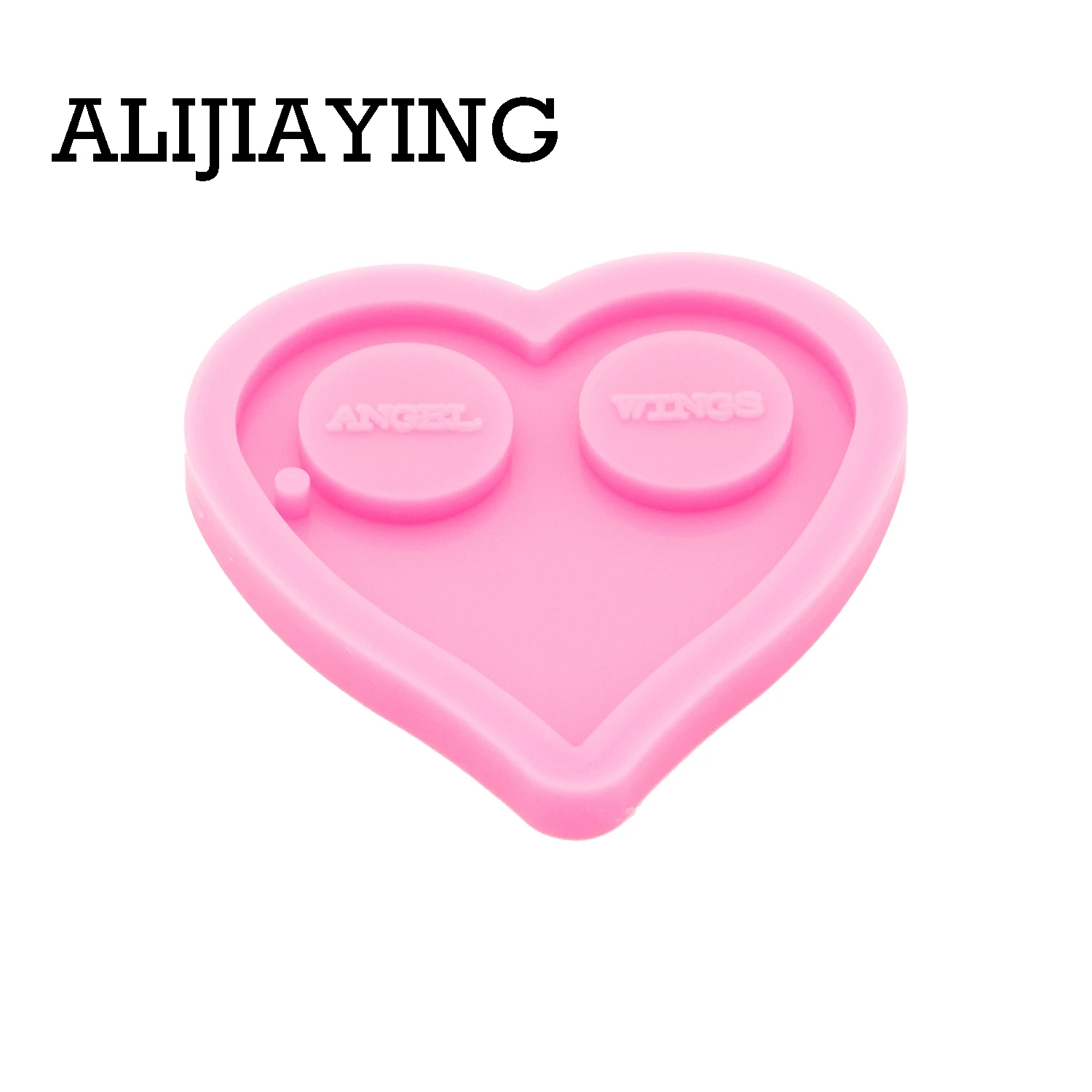 DY0753 Glossy Defense Heart Resin Keychain Mold,Self-defense Unicorn/Dog Silicone mold, Mould for Epoxy Making DIY Crafts