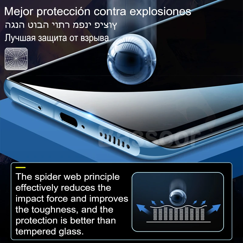 9999D Screen Protector For Samsung Galaxy S20 Fe, Ņemiet vērā, 20 S21 Ultra 10 S10 Plus A51 A52 Hidrogelu A50 A71 A72 M51 M31 Pilna apdrošināšana