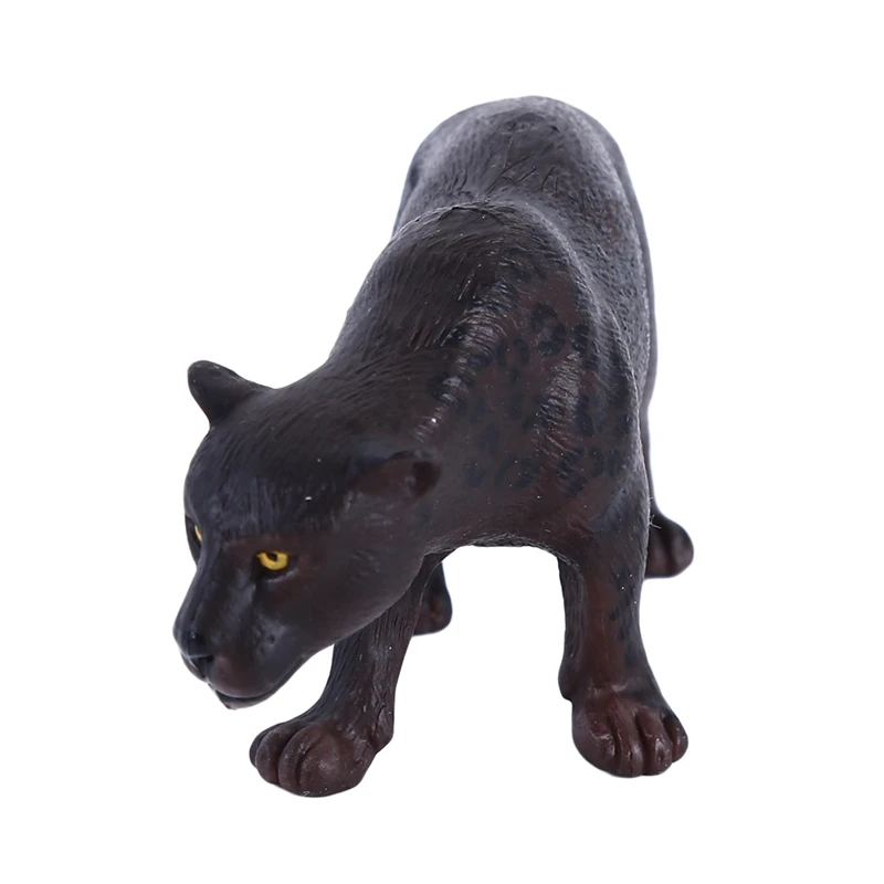 Simulācijas Dzīvnieku Modeļa Rotaļlietu Black Panther Modeli Rotaļu Džungļi Leopard Apdare Modeli Dāvanu Savvaļas Dzīvnieku Rotaļlietas Izglītības Dzīvnieku Modelis