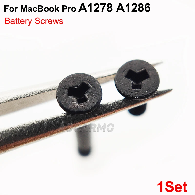 Aocarmo Par MacBook A1278 A1286 Akumulatora Skrūves Skrūve Rezerves Daļas