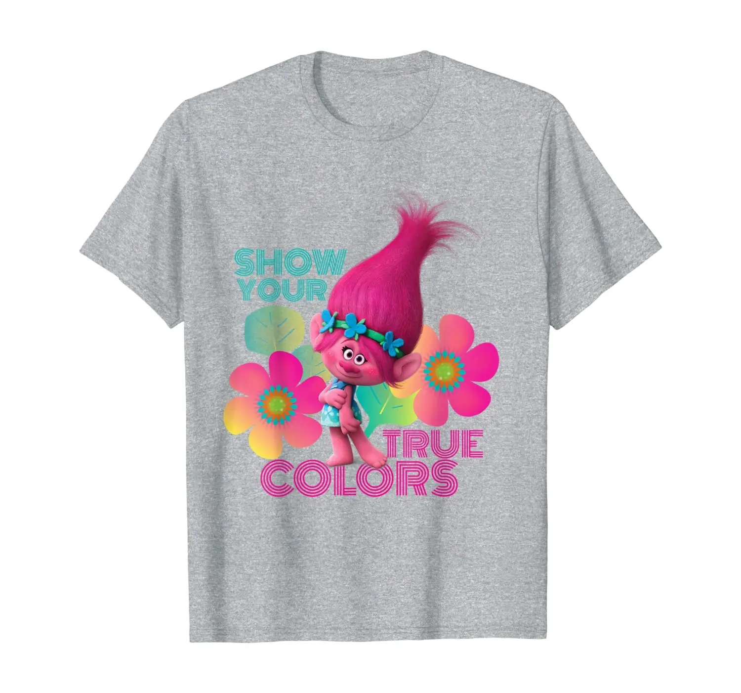 DreamWorks Troļļi Parādīt Savu Patieso Krāsas T-krekls