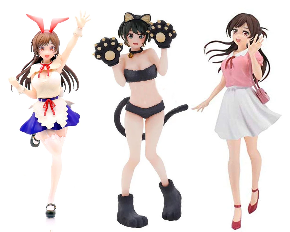 Ir 2021. noliktavā Kanojo Okarishimasu Ichinose Chizuru Bunny Girl PVC Rīcības Attēls, Anime Attēls Modelis Rotaļlietas Attēls Lelle Dāvanu