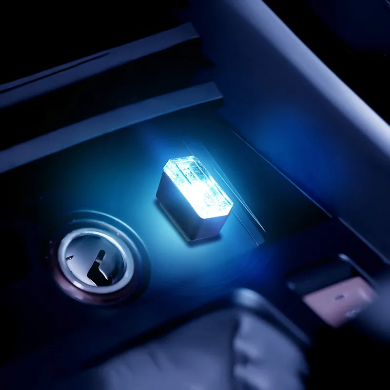 Mini USB Gaismas LED Auto Apkārtējā Apgaismojuma Modelēšana, ņemot vērā Ford focus 2 3 mk2 mk3 puse mondeo mk4 ranger mustang kodolsintēzes fiesta mk7
