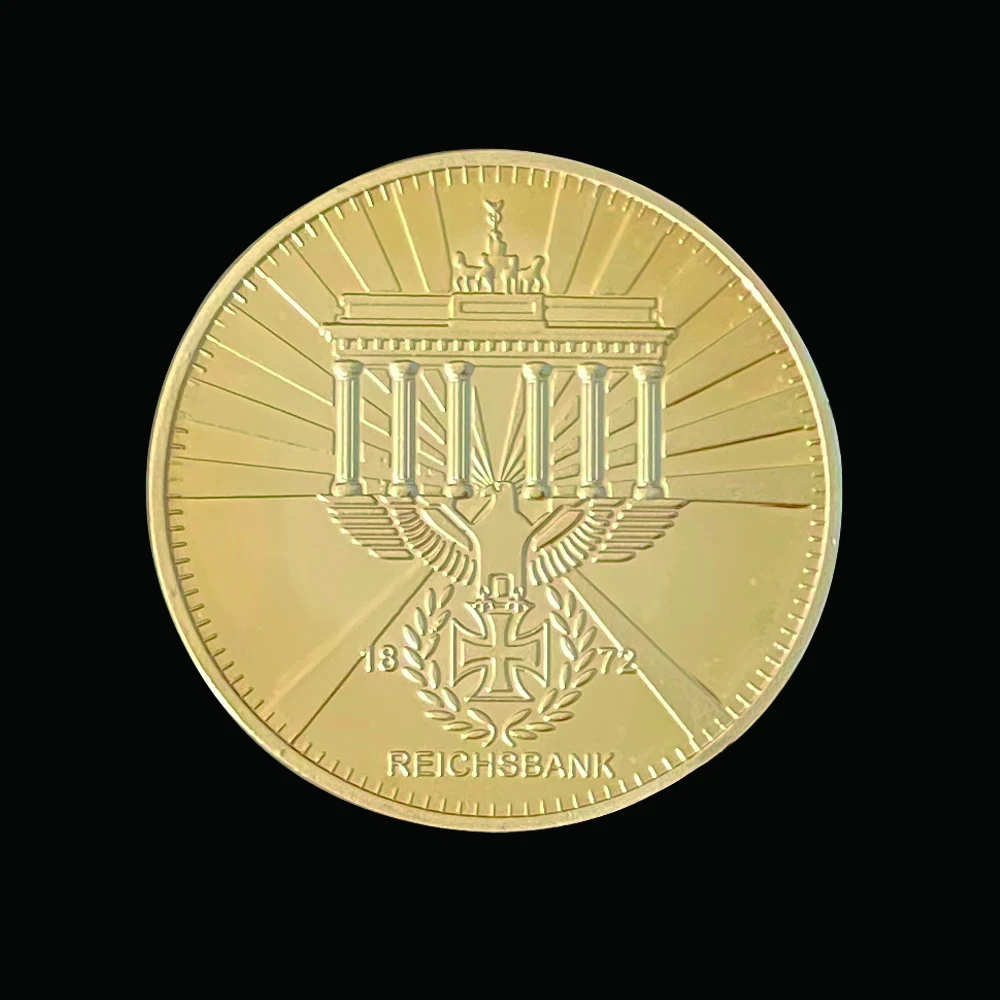 1872 Vācu Ērgļa Krusta Reichsbank Zelta Direktorium Metāla Monētas Ērglis