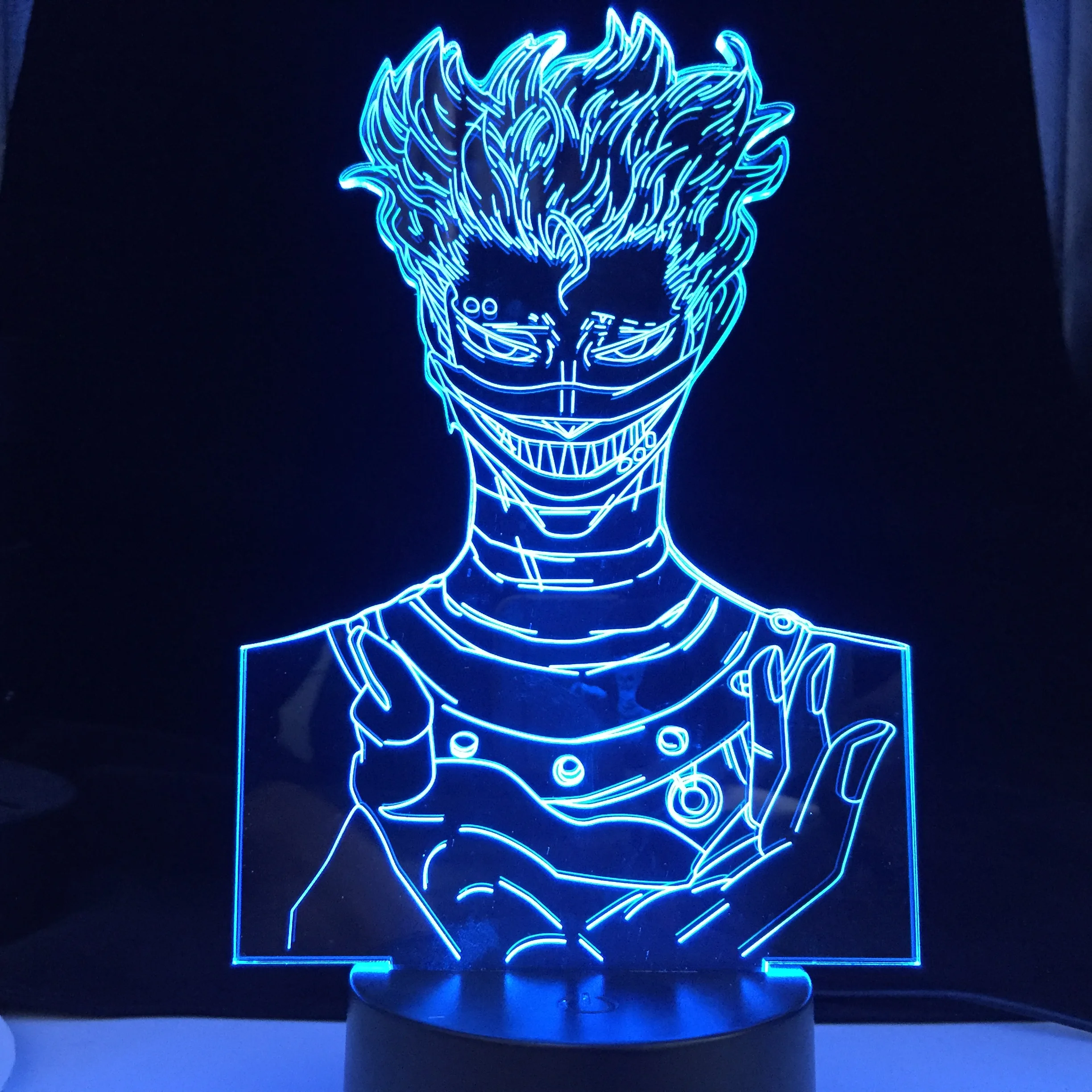 Melns Āboliņš Zora Ideale Tālvadības pults Led Nakts Gaismas, Guļamistaba Dekori Dāvanu Krāsains Nightlight Anime 3d Lampas Dropshipping